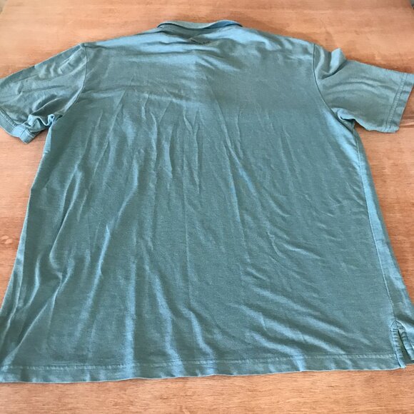 Travis Mathew Performance Polo Shirt Men XXL Green Pocket Short Sleeve Golf - Picture 2 of 11